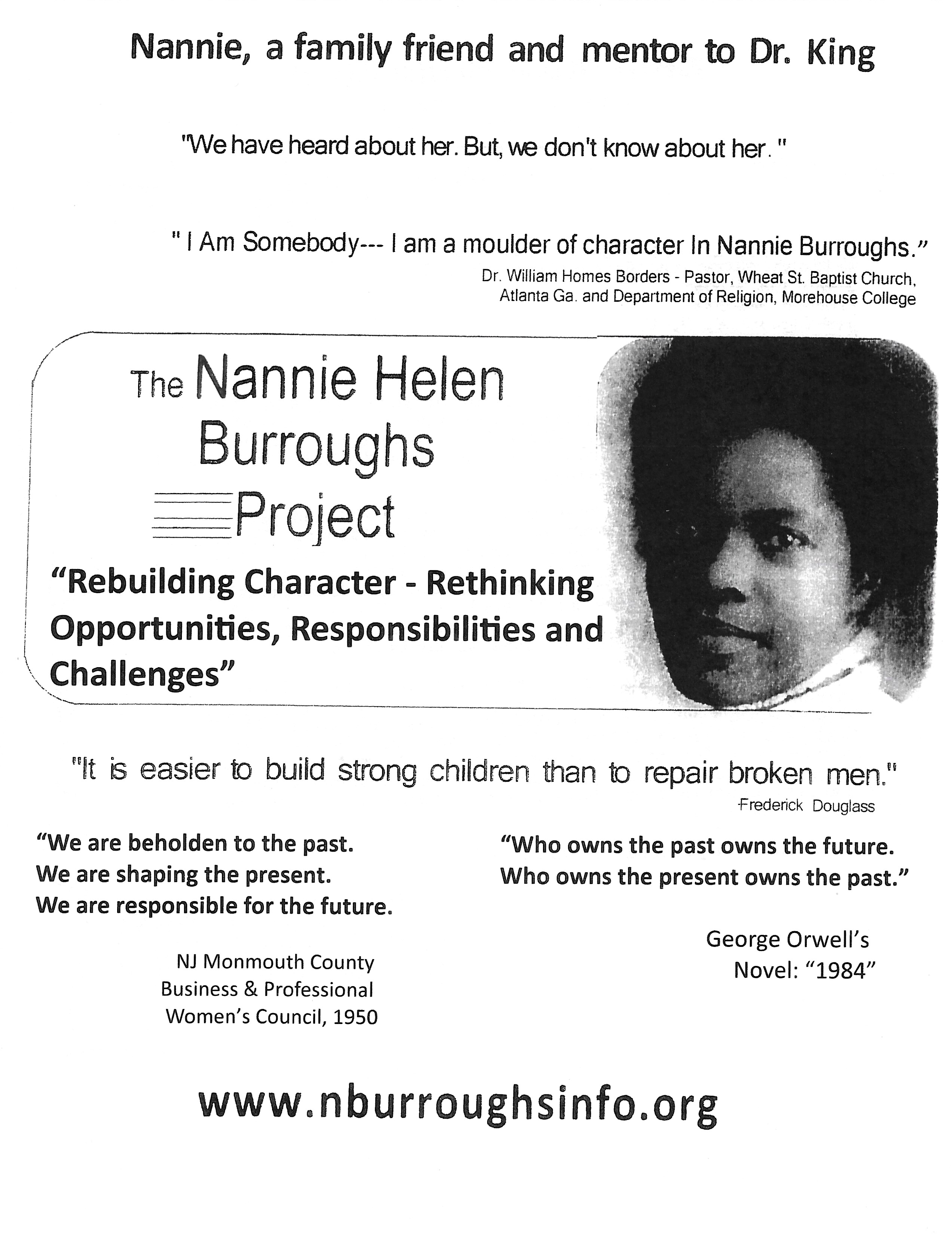 Nannie Helen Burroughs Project